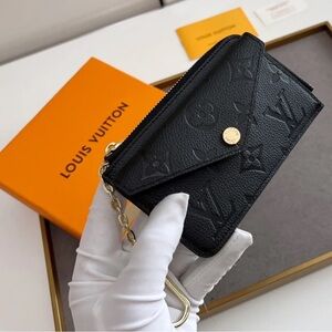 Louis Vuitton Black Monogram Card Holder